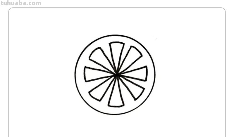 圆形画可爱的水果简笔画，你喜欢哪种呢？你还能画出更多吗？