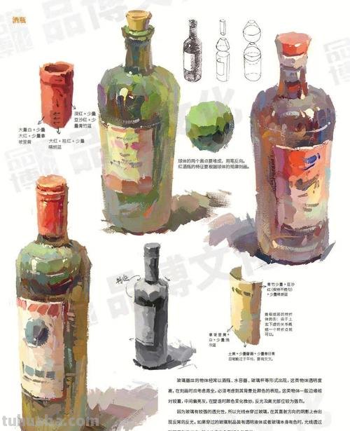 啤酒瓶色彩静物:探寻啤酒瓶的多彩世界