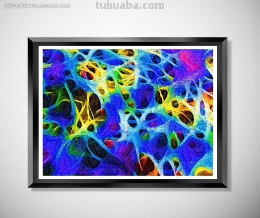 色彩抽象装饰画:用色彩表达内心的艺术品