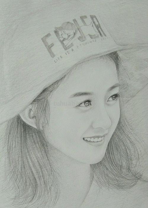 赵丽颖怎么画彩铅画 甄嬛传素描绘画教程?