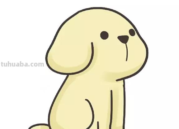 小狗的简笔画怎么画 儿童简笔画毛绒小狗的画法？