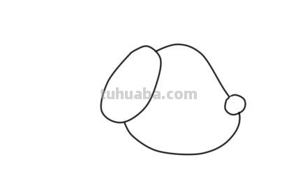 小狗的简笔画怎么画 儿童简笔画毛绒小狗的画法？
