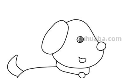 小狗的简笔画怎么画 儿童简笔画毛绒小狗的画法？