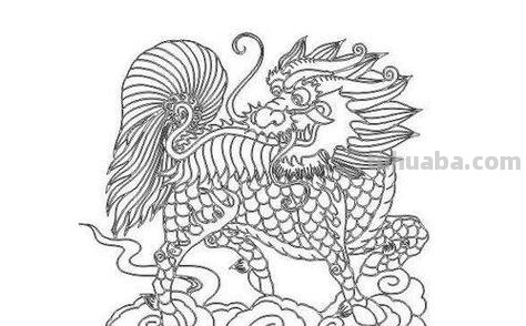 麒麟怎么画图片简笔画 麒麟挂画怎么挂?