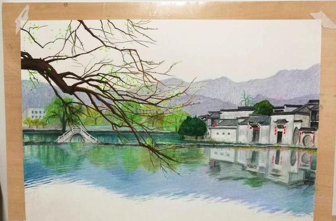 儿童彩铅画春天图片怎么画 怎么用彩铅画出四季花园？
