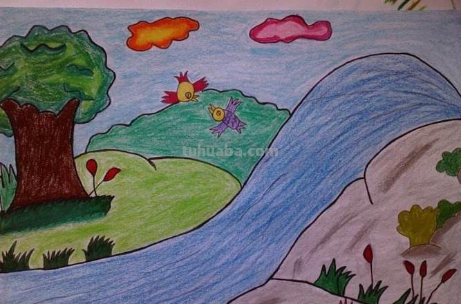 儿童彩铅画春天图片怎么画 怎么用彩铅画出四季花园？