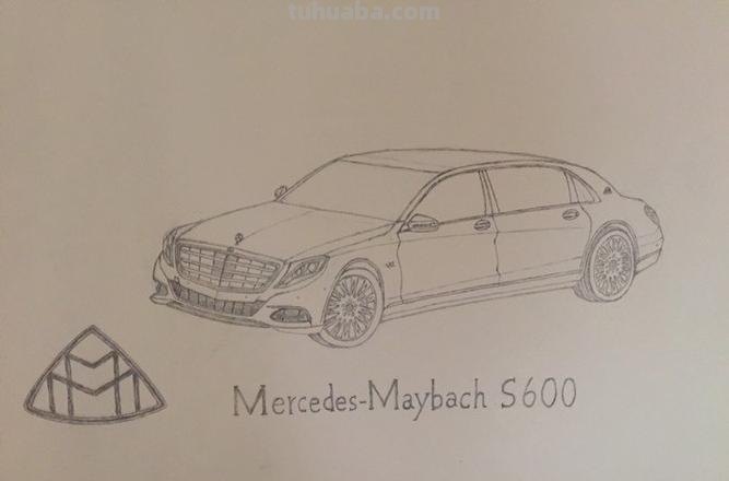 彩铅画迈巴赫汽车怎么画 怎样画汽车？