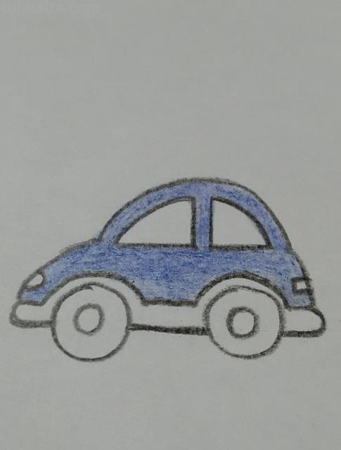 彩铅画迈巴赫汽车怎么画 怎样画汽车？