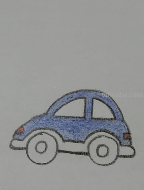 彩铅画迈巴赫汽车怎么画 怎样画汽车？