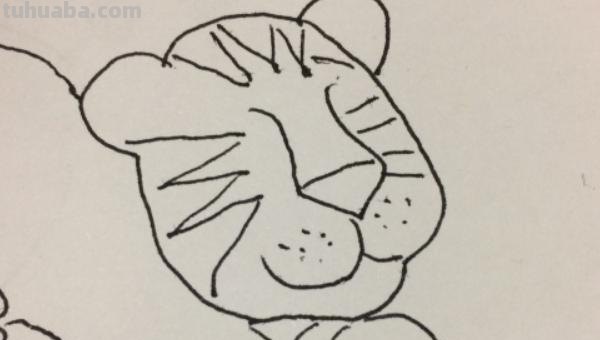 老虎狮子怎么画简笔画 一招学会画虎？