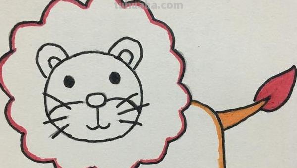 老虎狮子怎么画简笔画 一招学会画虎？