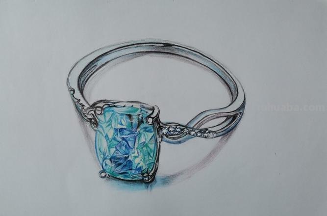 用彩铅画卡通矿石怎么画 怎样用铅笔画石头？