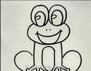 青蛙怎么画儿童简笔画 简笔画怎么画青蛙？