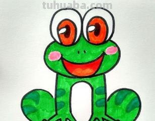 青蛙怎么画儿童简笔画 简笔画怎么画青蛙？