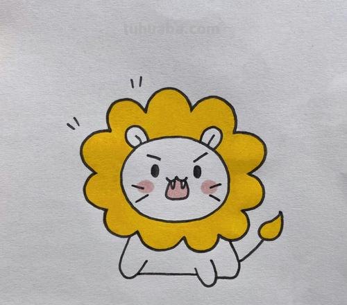 狮子怎么画简笔画步骤 10秒学会画狮子?
