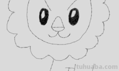 狮子怎么画简笔画步骤 10秒学会画狮子？