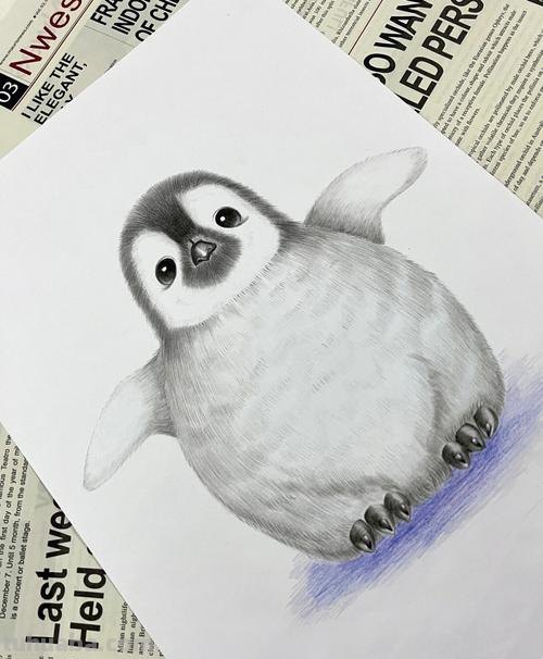 可爱的彩铅画企鹅怎么画 如何简单的画小企鹅?