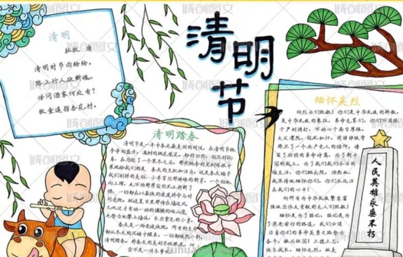 清明节手抄报80张（赶紧收藏）