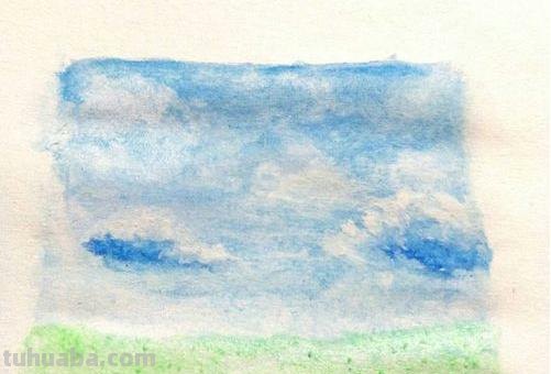 风景画彩铅草地怎么画 草地怎么画？