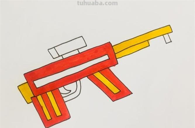 枪的简笔画怎么画 怎样画枪的简笔画？