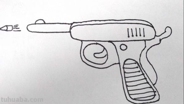 枪的简笔画怎么画 怎样画枪的简笔画？