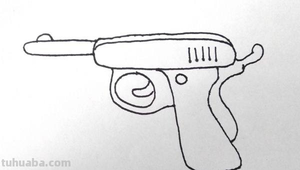 枪的简笔画怎么画 怎样画枪的简笔画？