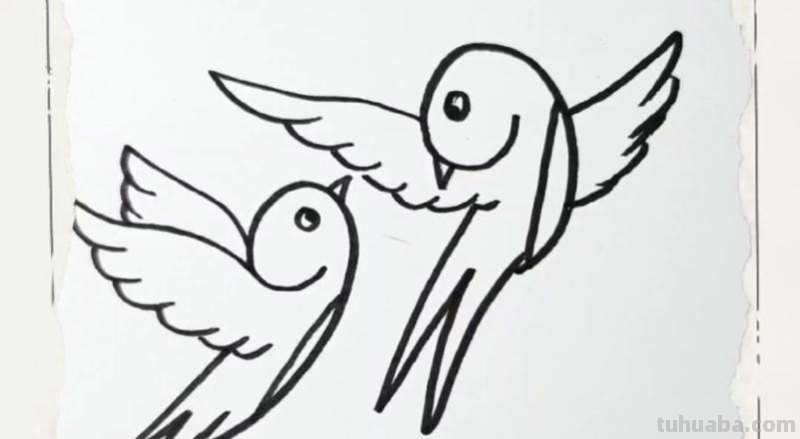 儿童简笔画燕子怎么画 儿童画小燕子？