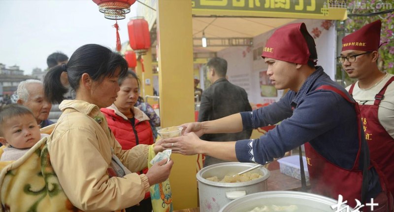 天冷了吃点好的！广州市首届乡村美食汇开幕，乡土风味美食大聚集
