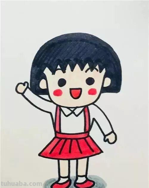 少儿美术绘画 可爱的卡通人物简笔画 一起来画画