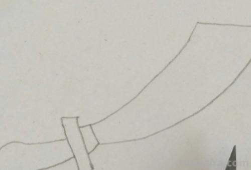 刀的简笔画怎么画 一步一步教我画魔刀？