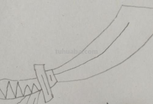 刀的简笔画怎么画 一步一步教我画魔刀？