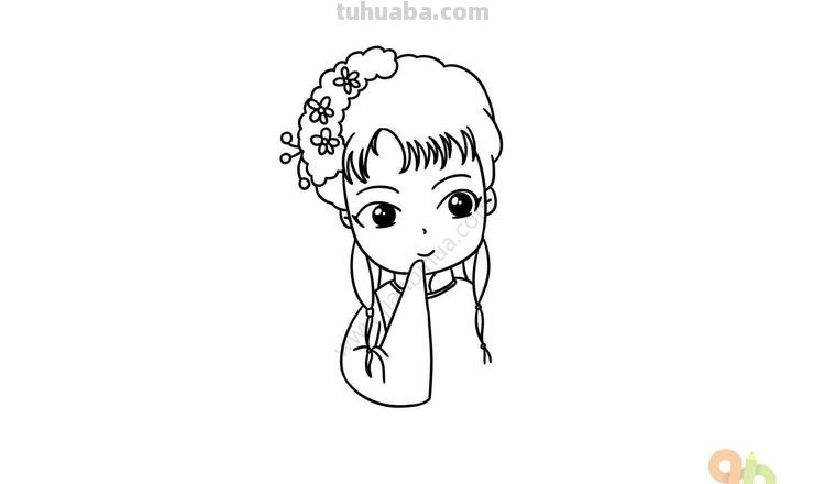 古代美女怎么画简笔画 怎样画好林黛玉？