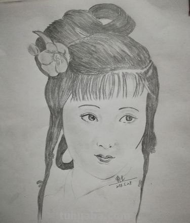 古代美女怎么画简笔画 怎样画好林黛玉？