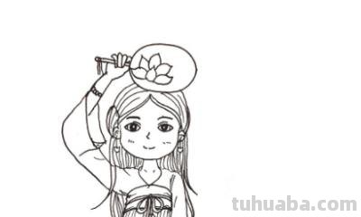 古代美女怎么画简笔画 怎样画好林黛玉？