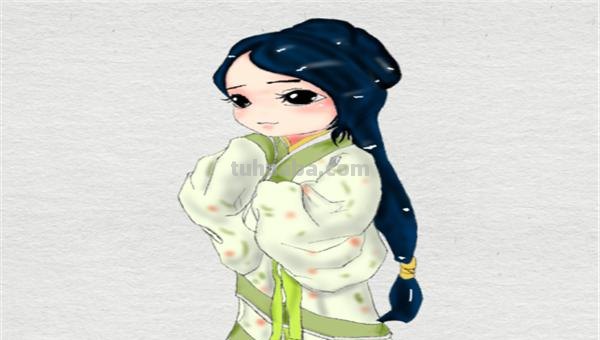 古代美女怎么画简笔画 怎样画好林黛玉？