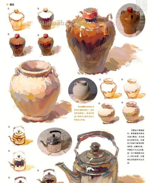 色彩罐子的画法解析图及色彩罐子的画法解析图片