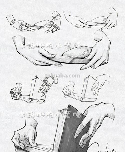 1简单速写 速写手的基本画法?