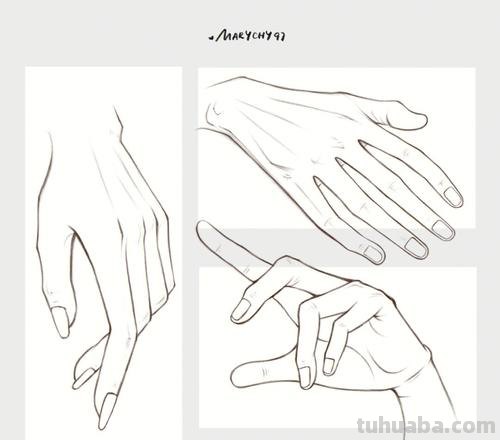 1简单速写 速写手的基本画法?