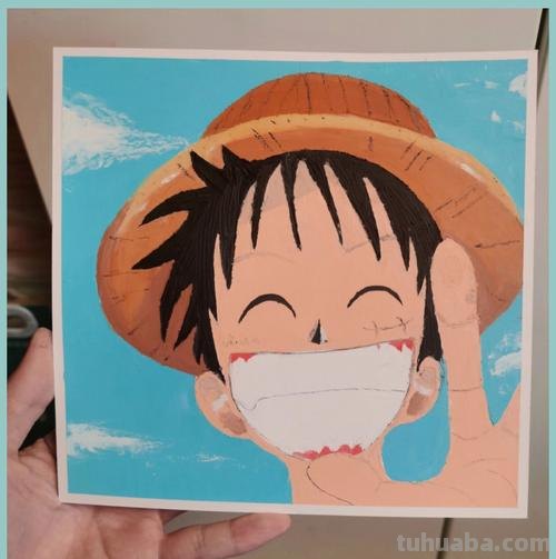 用色彩描绘路飞的冒险之旅——路飞色彩画