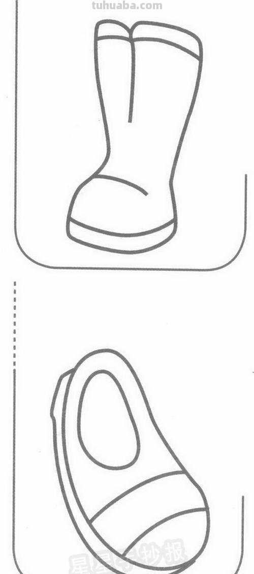 女孩鞋子怎么画简笔画 简笔画鞋子的画法？