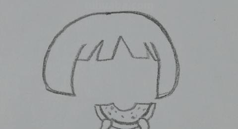 吃美食速写 用白描手法写一个人吃鸡腿250字？