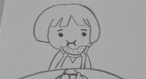 吃美食速写 用白描手法写一个人吃鸡腿250字？