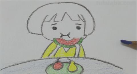 吃美食速写 用白描手法写一个人吃鸡腿250字？