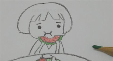 吃美食速写 用白描手法写一个人吃鸡腿250字？