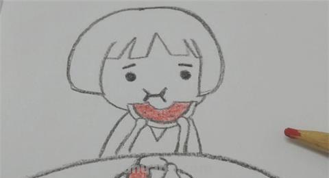 吃美食速写 用白描手法写一个人吃鸡腿250字？