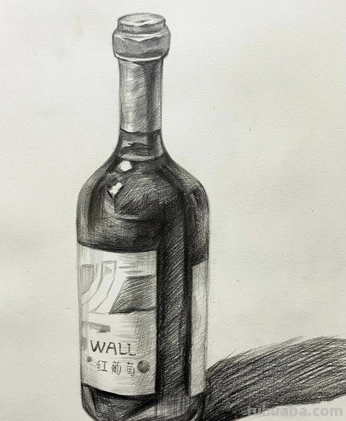 酒罐子速写 怎么用素描画酒瓶?