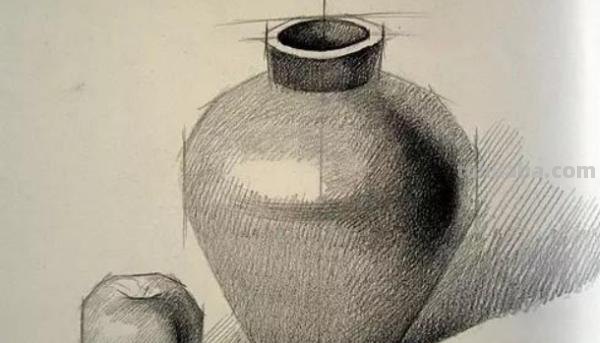 酒罐子速写 怎么用素描画酒瓶？