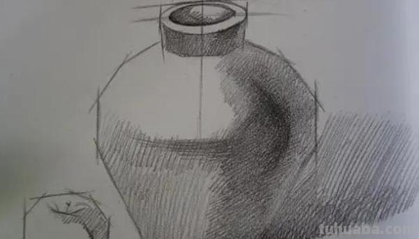 酒罐子速写 怎么用素描画酒瓶？