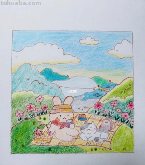 野餐主题的彩铅画怎么画 怎么使用彩铅画画?