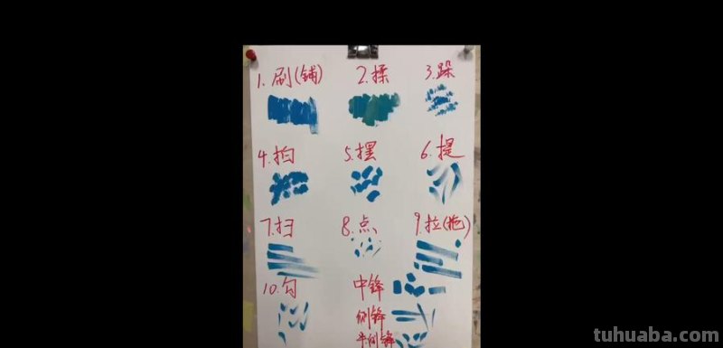 色彩摆笔触及色彩摆笔触技巧